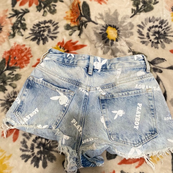 PLAYBOY Pants - Playboy by pac sun denim shorts